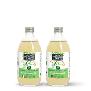 Lot de 2 lavants mains Pomme & Aloe vera peaux sensibles