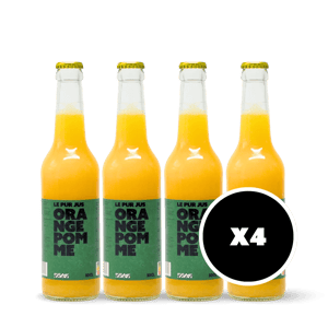 Pack 4 x Pur Jus d'Orange Pomme