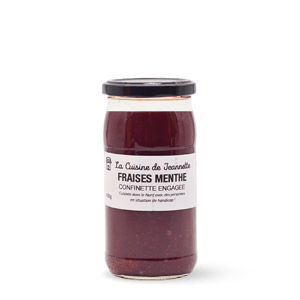 Confiture fraise menthe