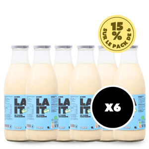 Pack Lait Demi-écrémé Bio