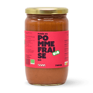 Compote pomme fraise