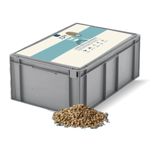 Litière végétale agglomérante pour chat