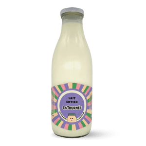 Lait frais entier fermier