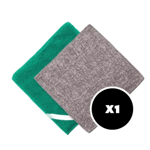 Microfibre double face & lavable: absorbante & grattante