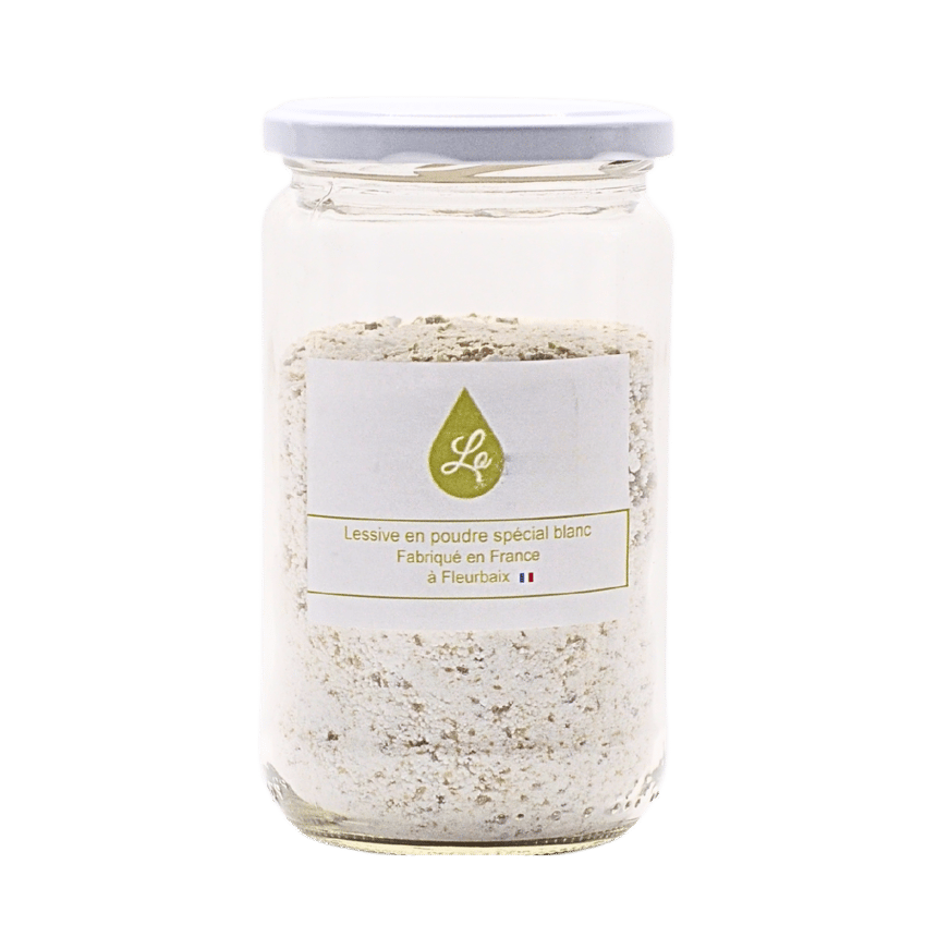Lessive en poudre spéciale blanc au percarbonate de soude