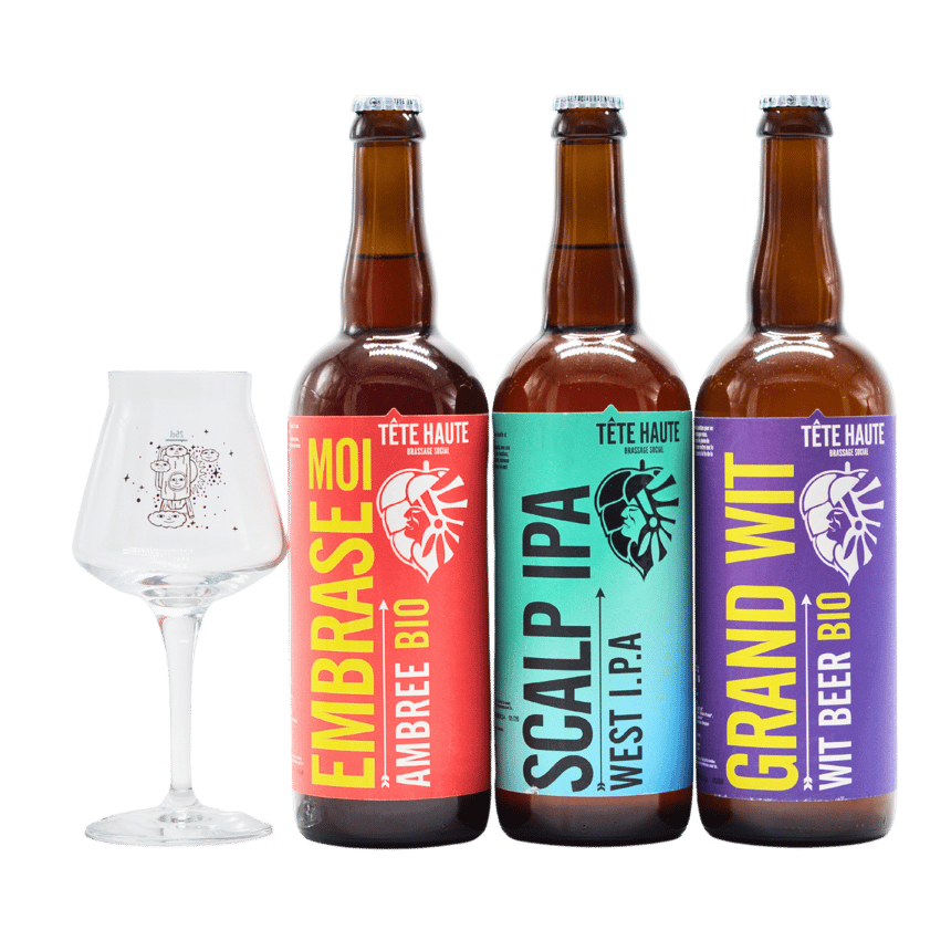 Pack Brasserie Tête Haute + Verre Offert