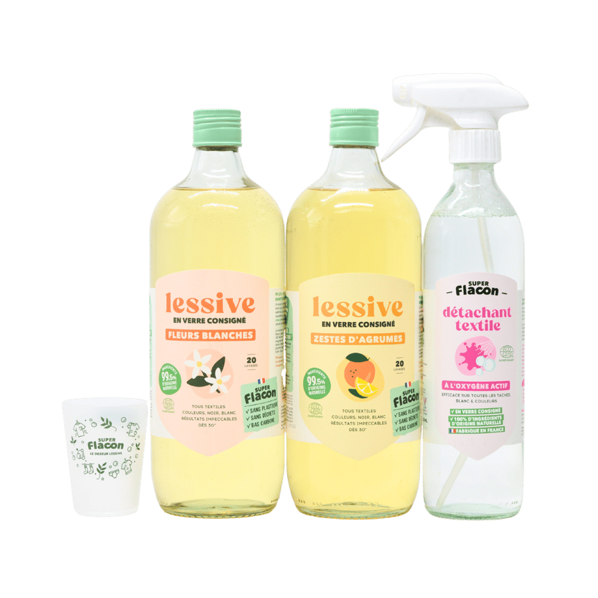 Pack Super Flacon: Linge & lessive | Le Fourgon