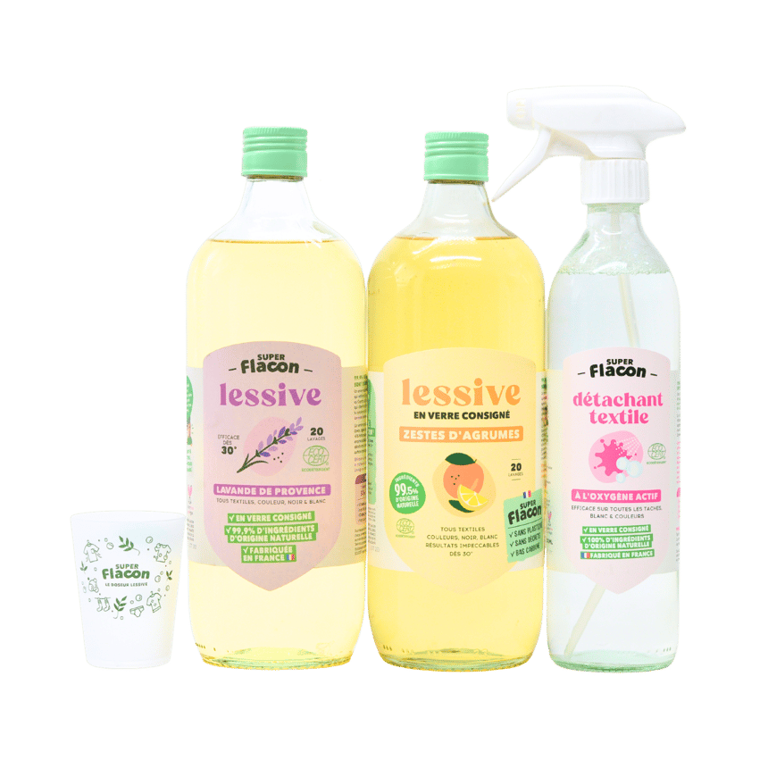 Pack Super Flacon: Lessive & spray détachant