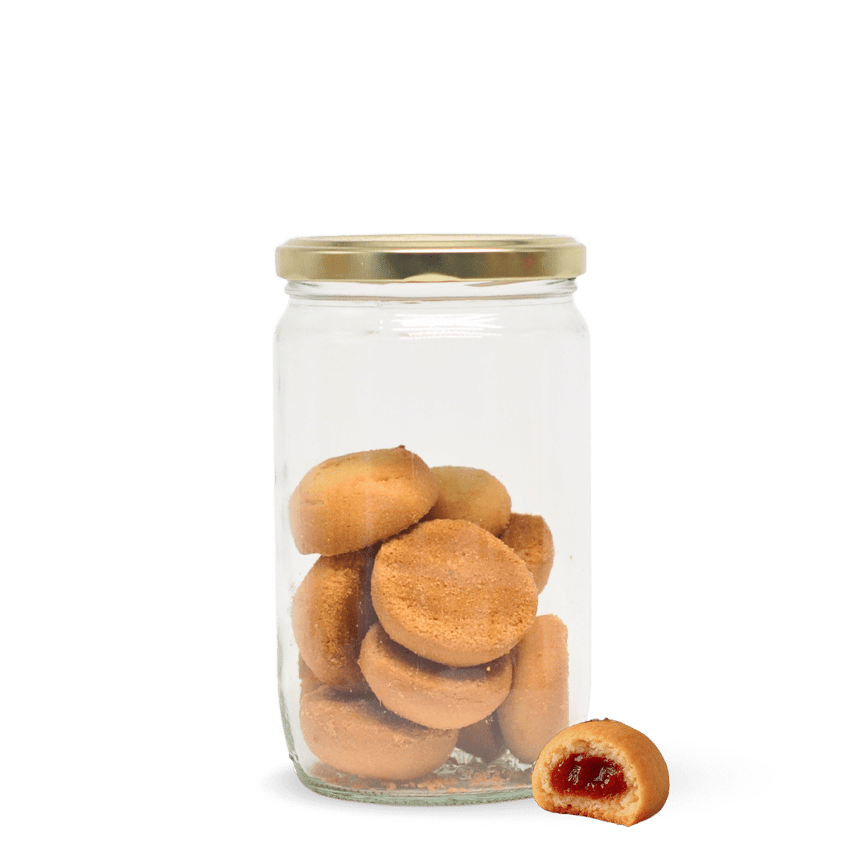 Biscuits fourrés à la framboise