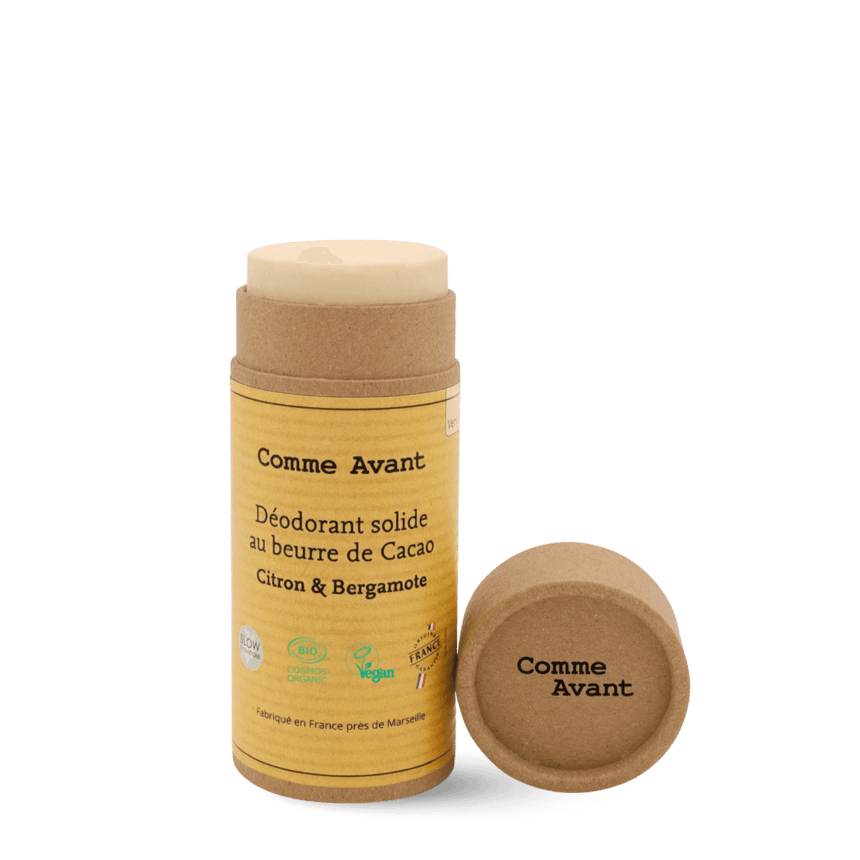 Déodorant en stick carton Citron & Bergamote