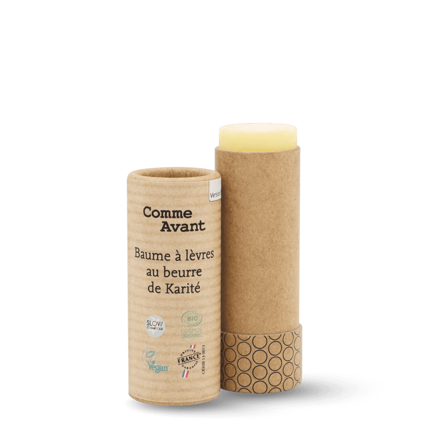 Baume à lèvres en stick carton au beurre de karité