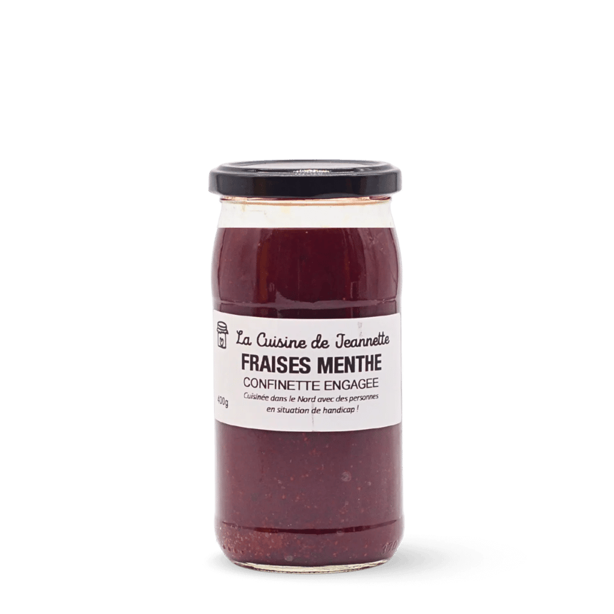Confiture fraise menthe