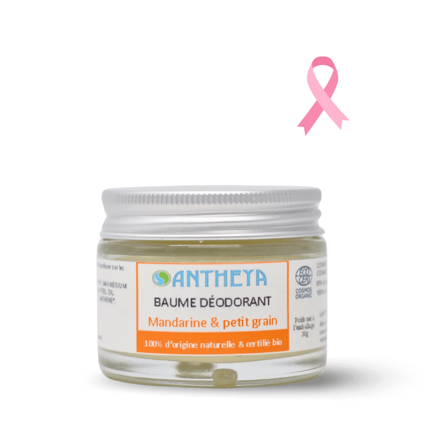 Baume déodorant Mandarine & Petit grain peaux sensibles