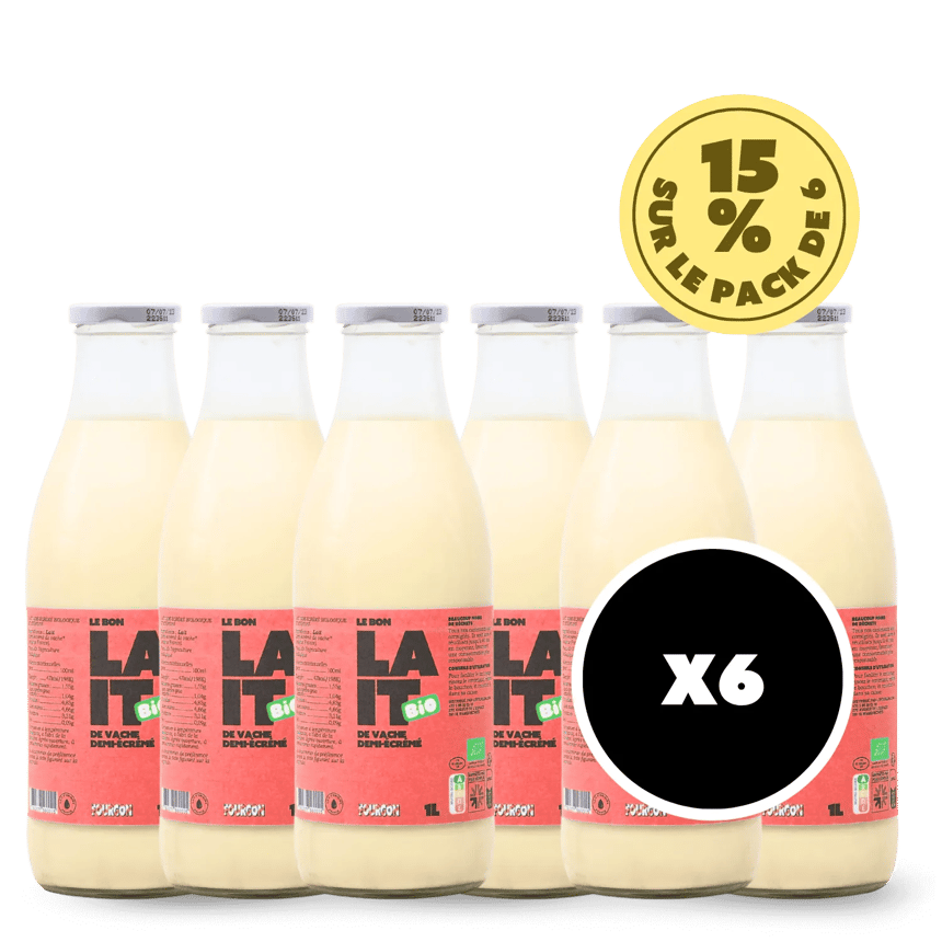 Pack Lait Entier Bio