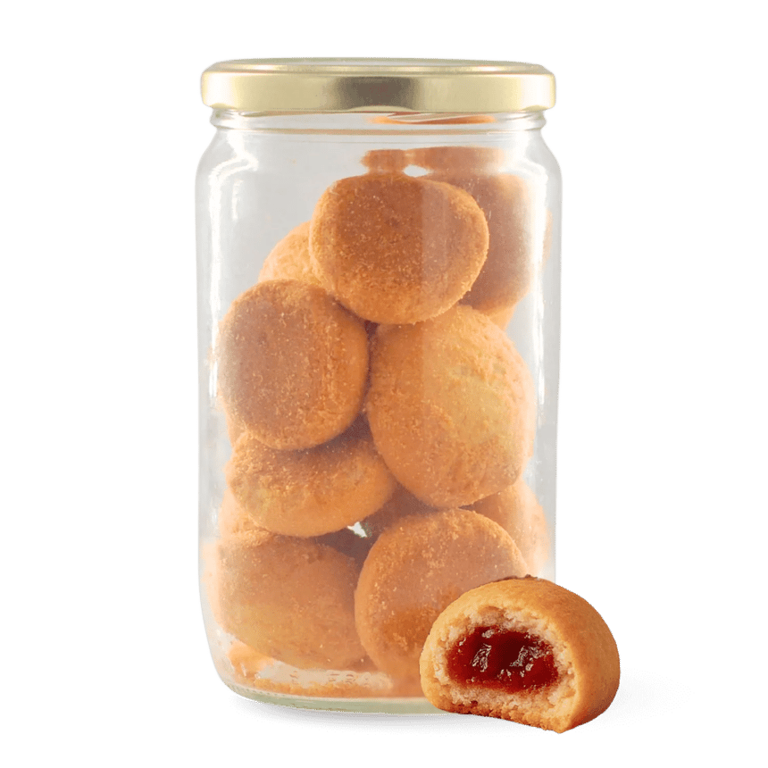 Biscuits fourrés à la framboise 200gr