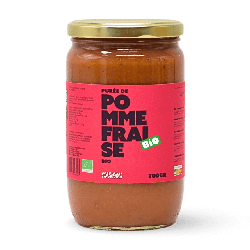 Compote pomme fraise