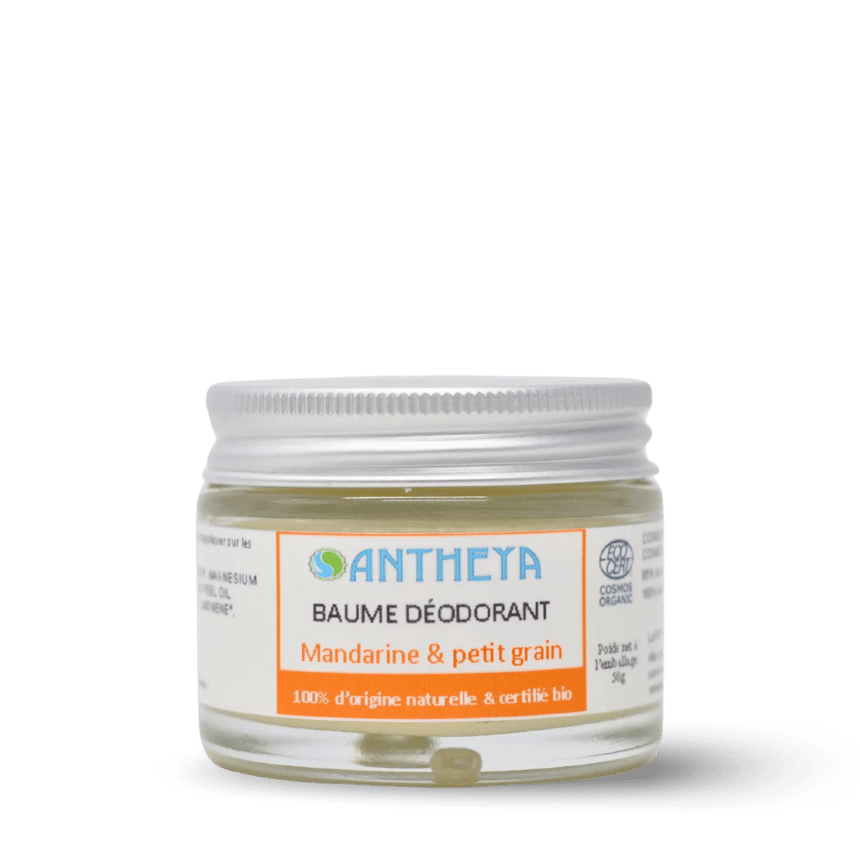 Baume déodorant Mandarine & Petit grain peaux sensibles
