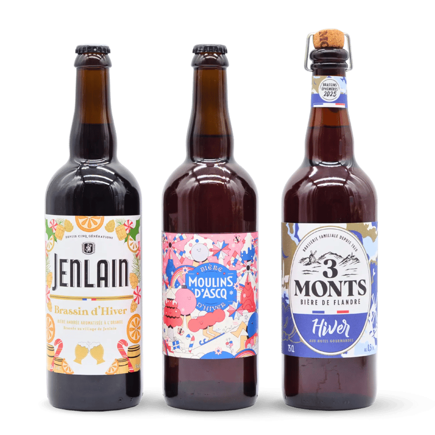 Pack 3 Monts, Jenlain et Moulins d'Ascq d'Hiver