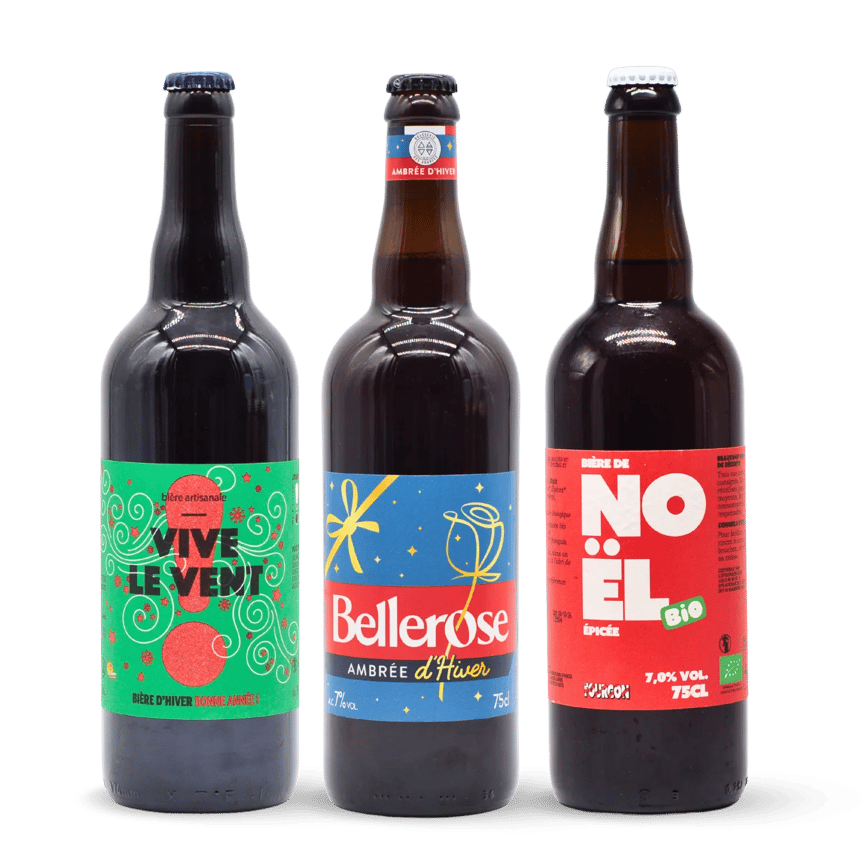 Pack Bellerose, Tandem et La Bonne Bière de Noël