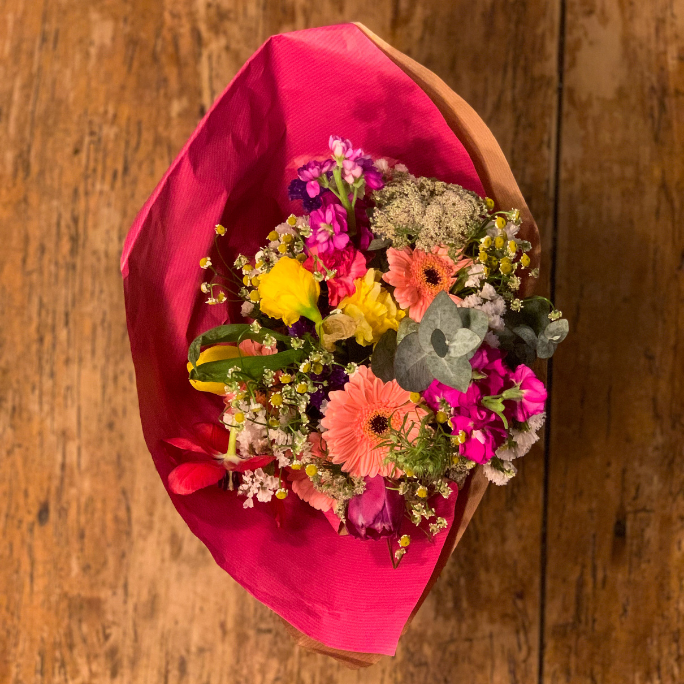 Bouquet de fleurs colorées
