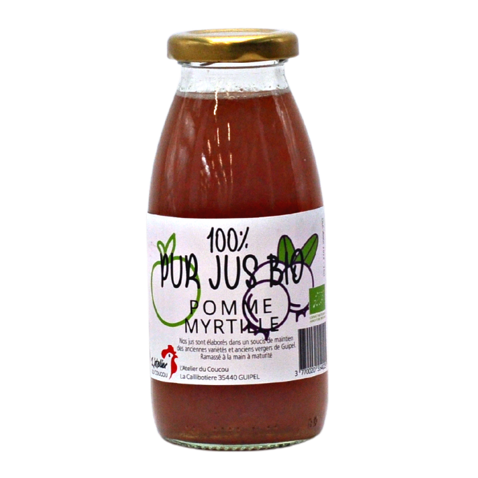 Jus de Pomme Myrtille
