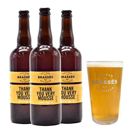 3 Thank You Very Mousse + un verre offert