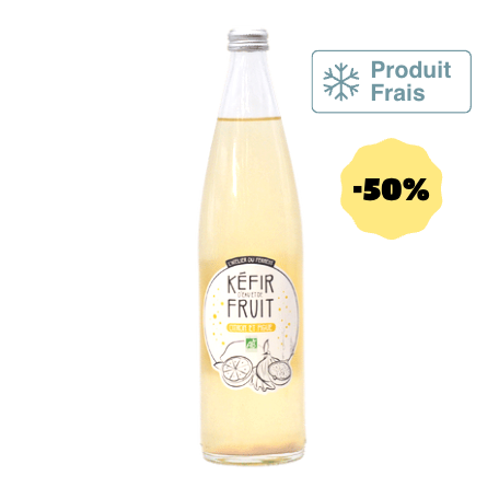 Kéfir Citron Figue L'Atelier du Ferment DDM dépassée 16/04 -50%
