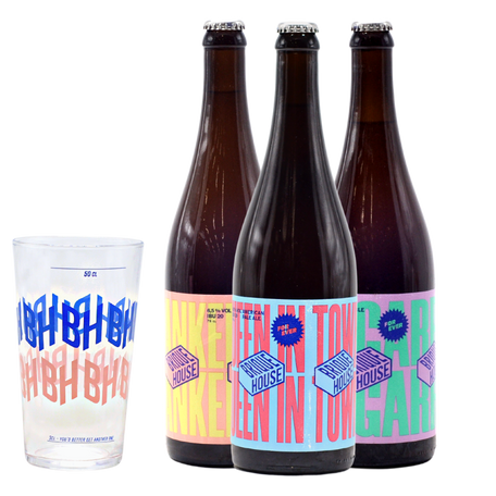 Pack 3 Bières Brique House + 1 verre 50cl offert