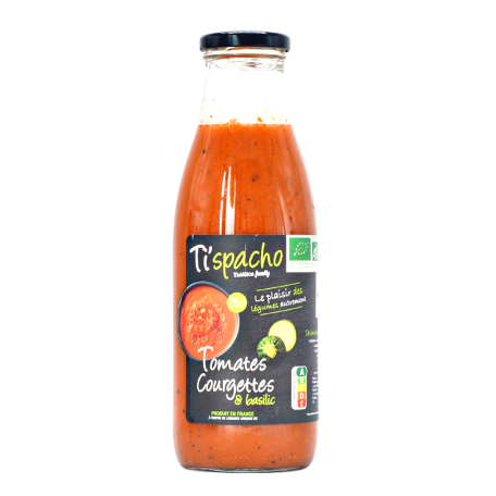 Gaspacho Basilic Tomates Courgettes