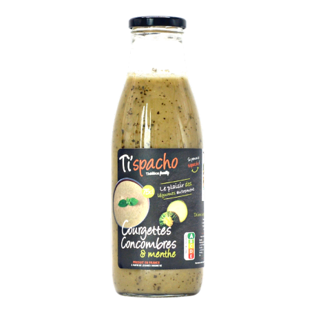 Gaspacho Menthe Courgettes Concombres