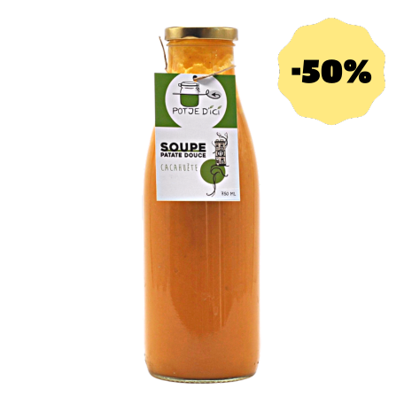 Soupe Patate douce Cacahuète DDM Dépassée -50%