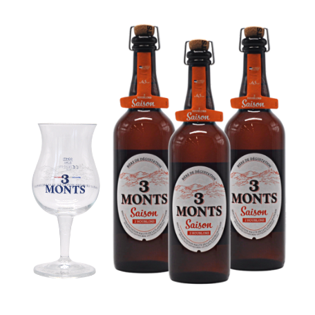 Pack 3 Monts Saison + Verre offert
