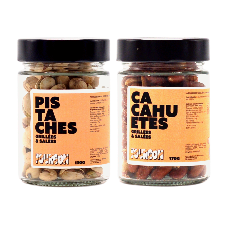 Pack apéro : cacahuètes et pistaches grillées