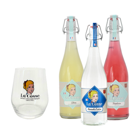 Pack La Gosse : Limonades Nature, Citron et Framboise