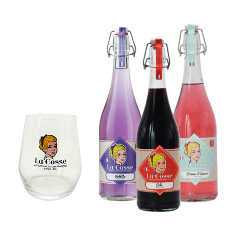 Pack La Gosse : Cola et limonades Violette et Pomme d'Amour