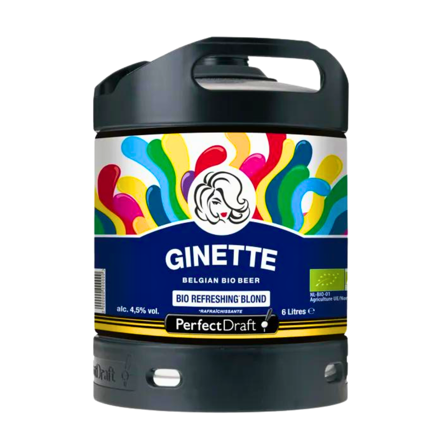 Fût 6L PerfectDraft Ginette Refreshing Blonde