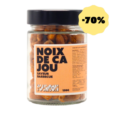 Noix de cajou saveur barbecue DDM 30/11 -70%