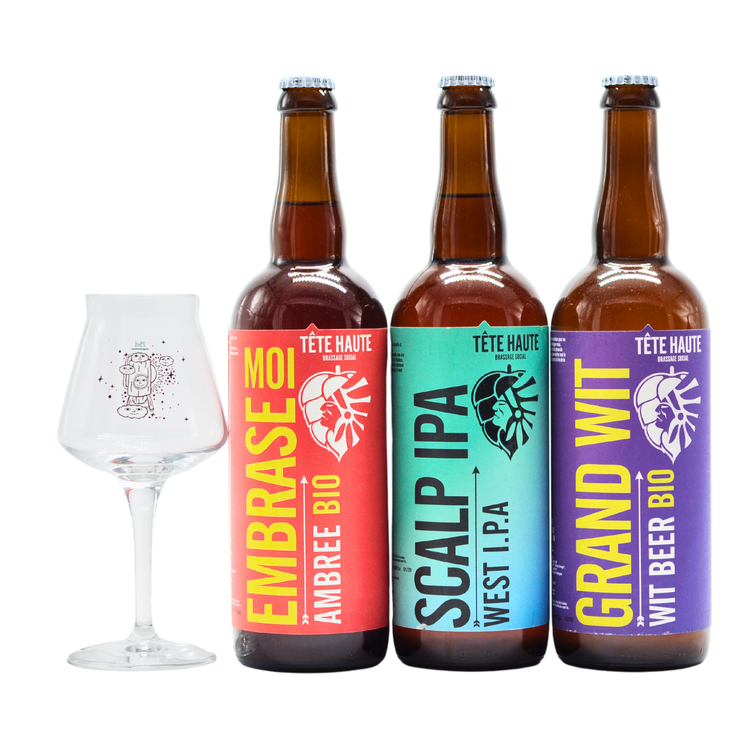 Pack Brasserie Tête Haute + Verre Offert