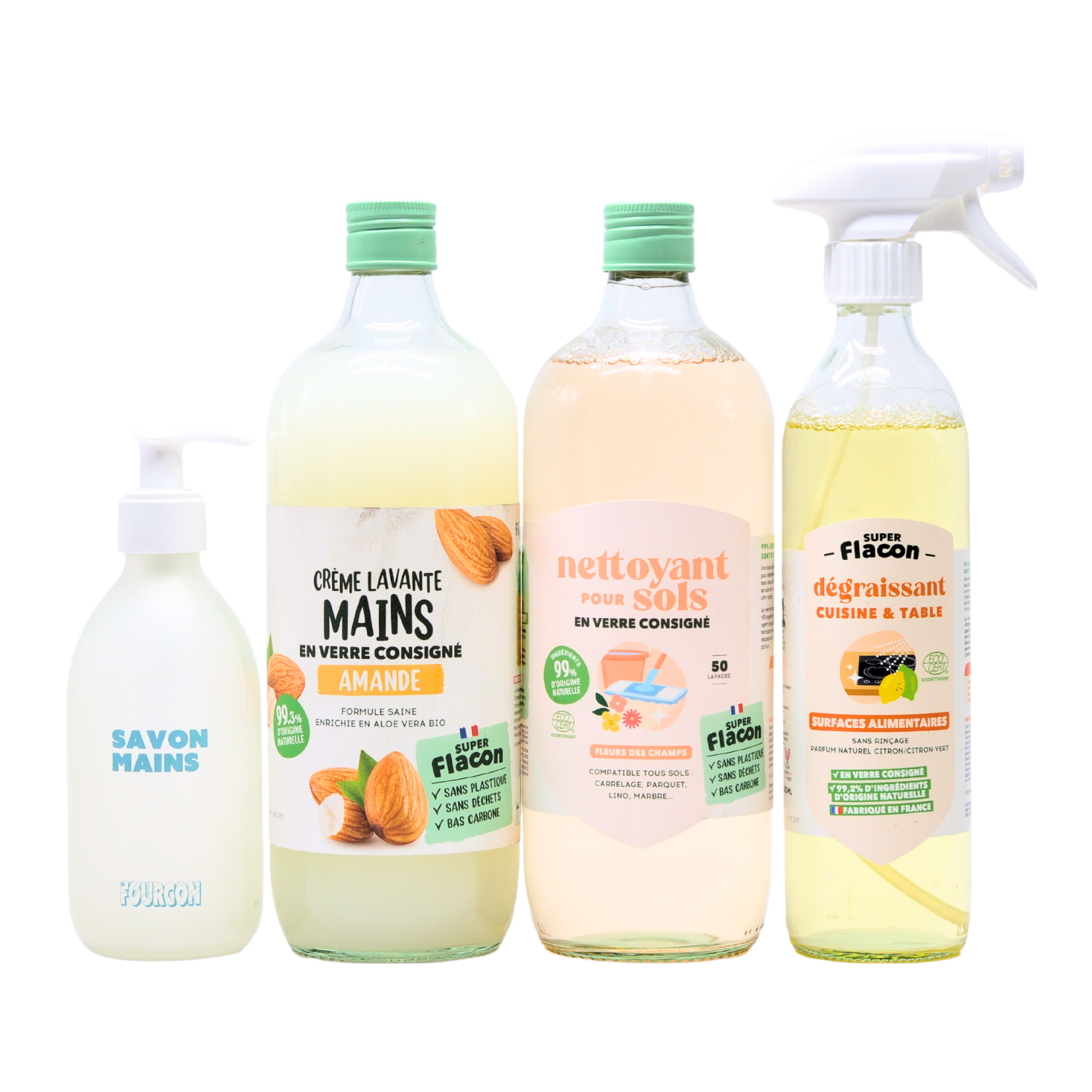 Pack Super Flacon: Cuisine & sols