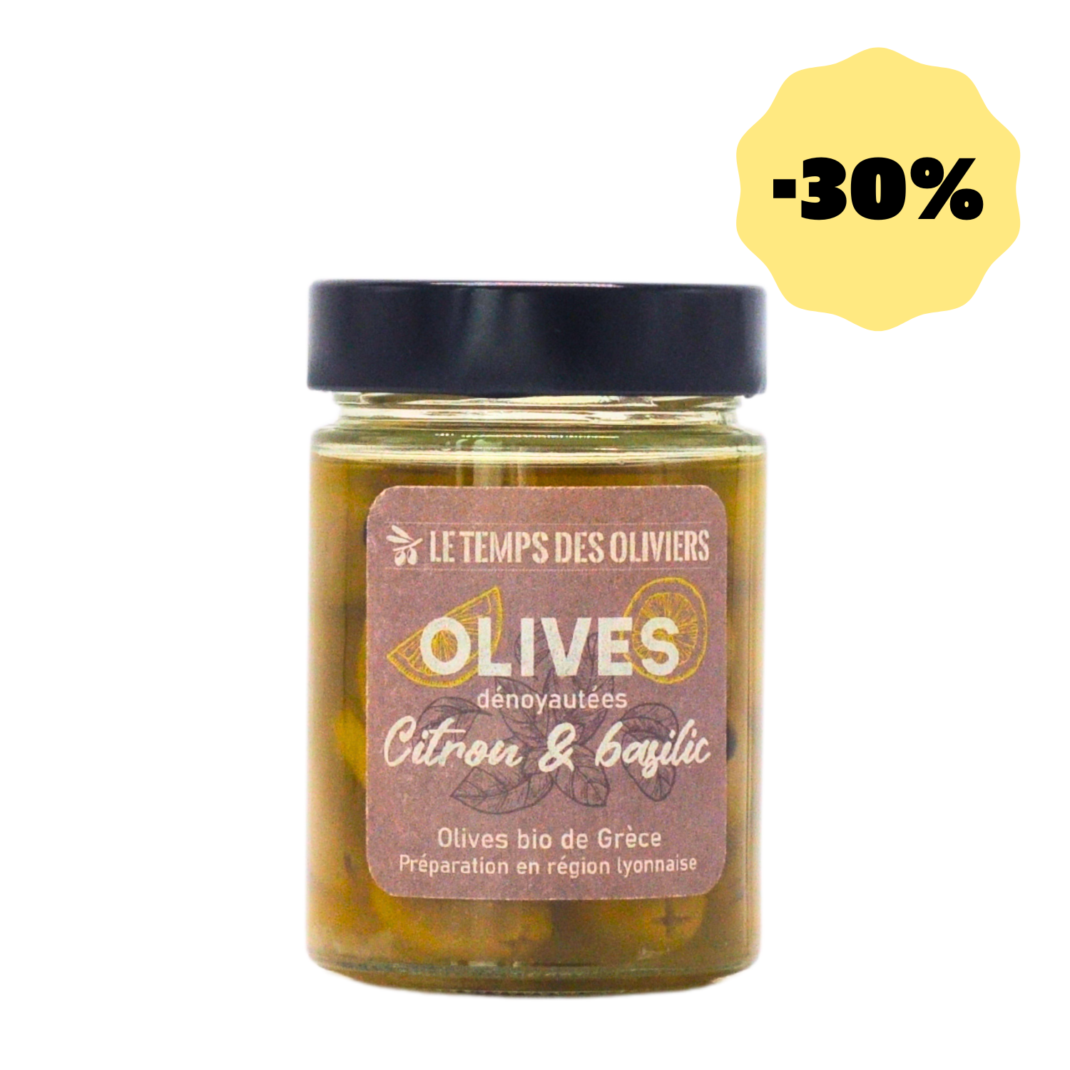 Olives citron et basilic DDM 06/2024 -30%