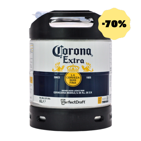 Fût 6L PerfectDraft Corona Extra DDM 01/2024 -70%