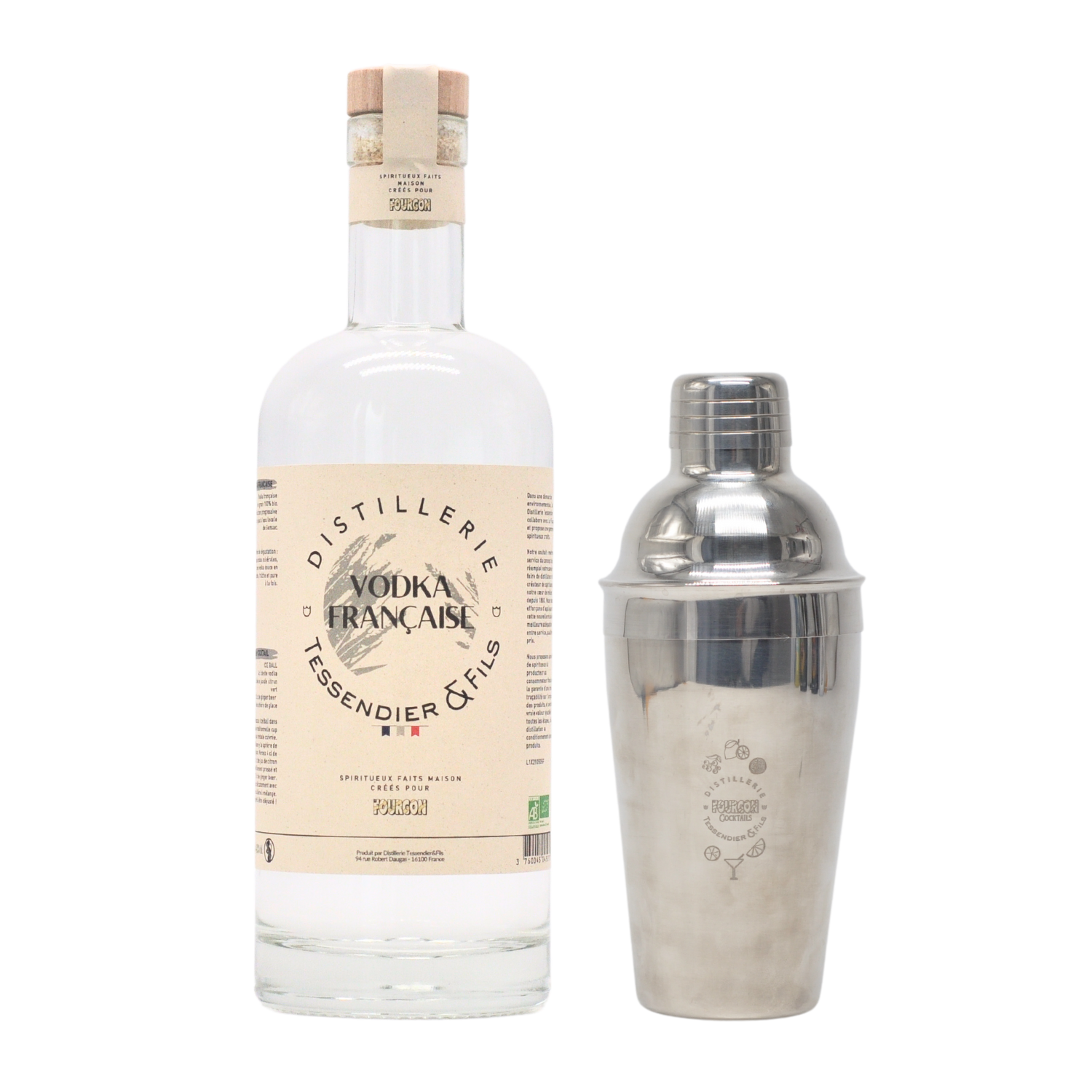 Vodka française + Shaker gravé offert