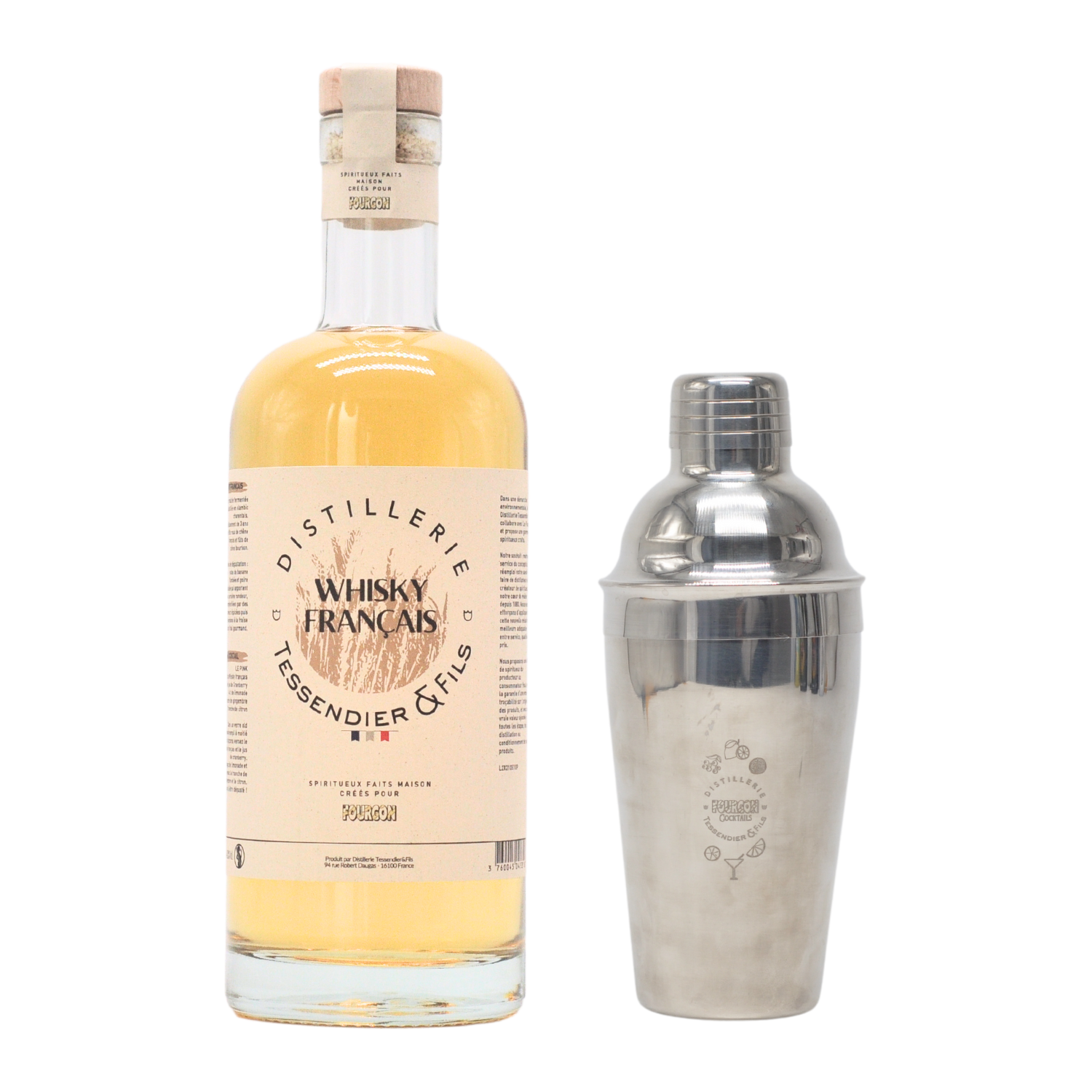 Whisky français + Shaker gravé offert
