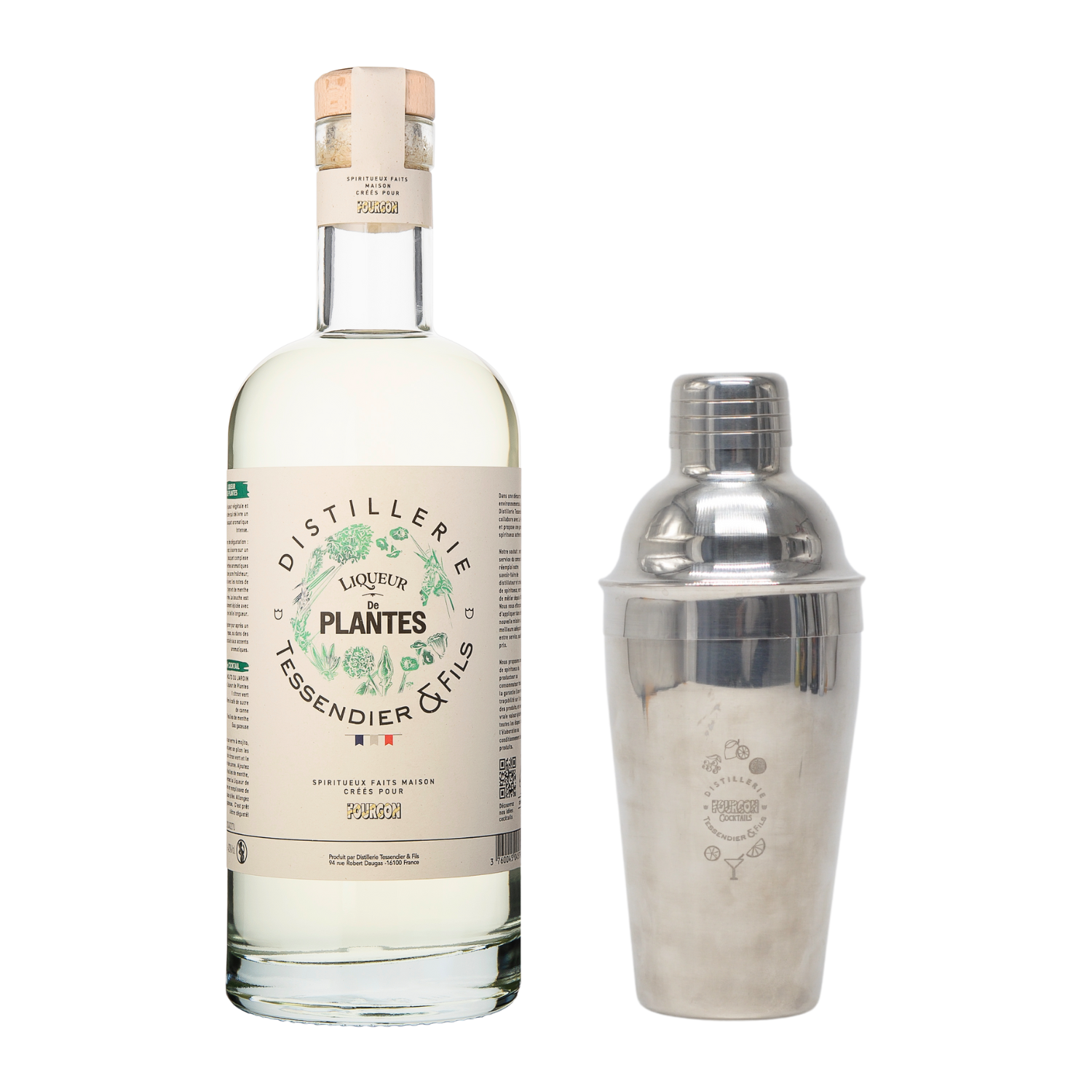 Liqueur de Plantes + Shaker gravé offert