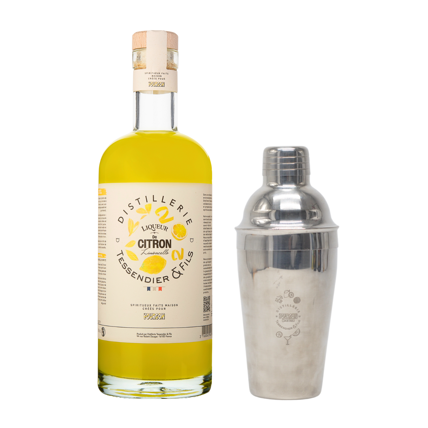 Limoncello + Shaker gravé offert