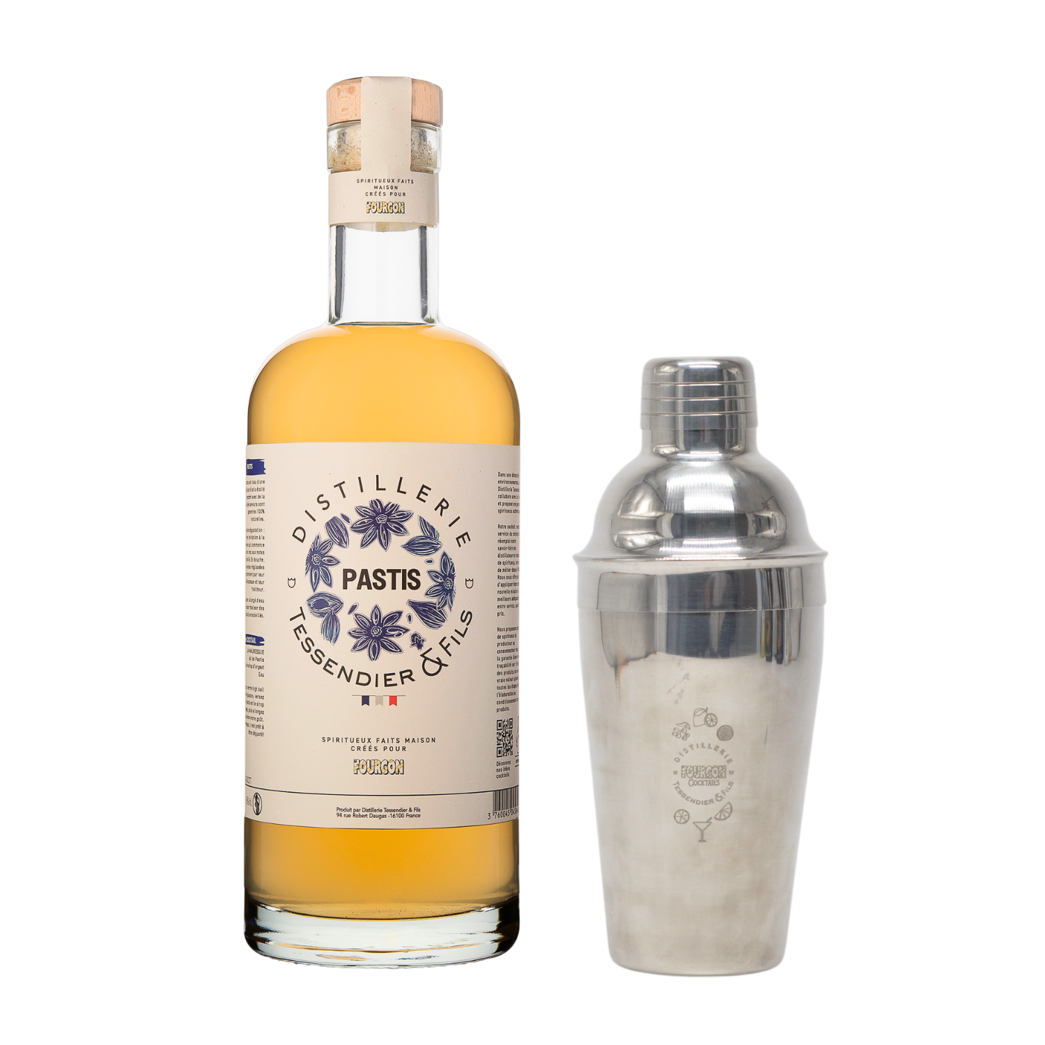 Pastis + Shaker gravé offert