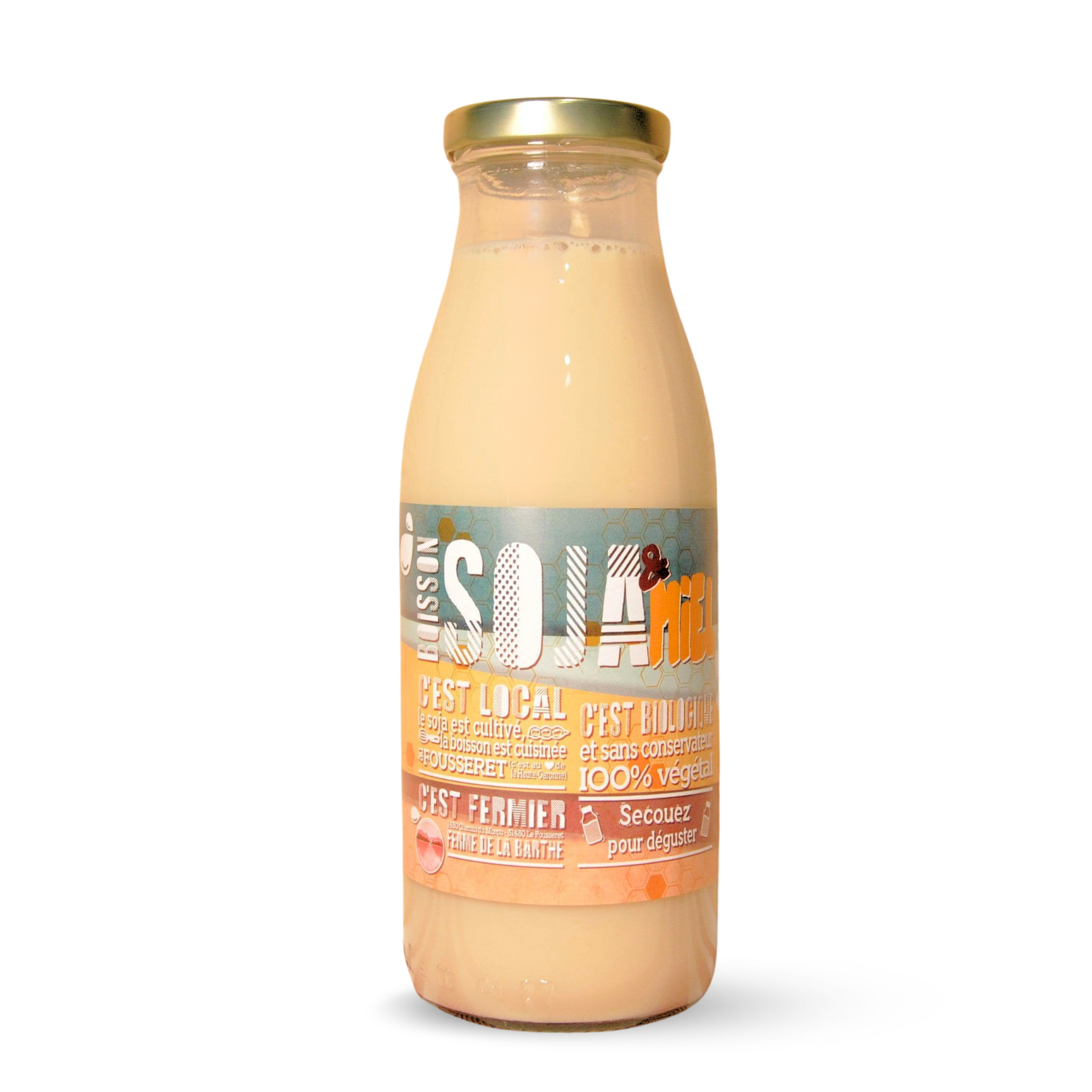 Lait de soja & miel