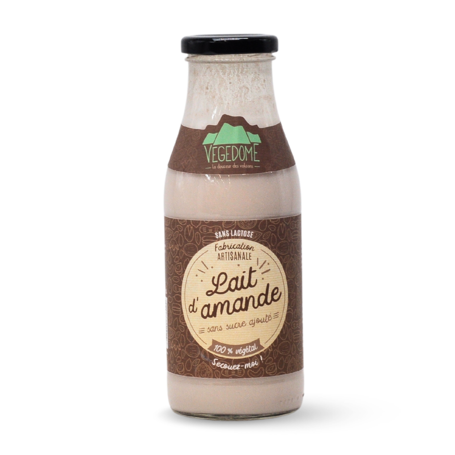 Lait d'amande sans sucre ajouté Végédome