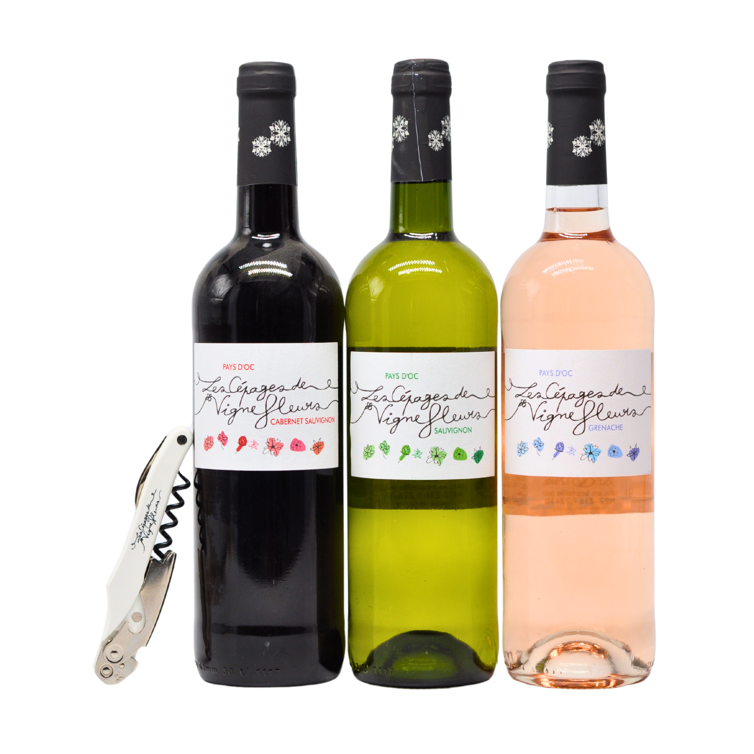 Pack Découverte Vigne Fleurs + Sommelier Offert