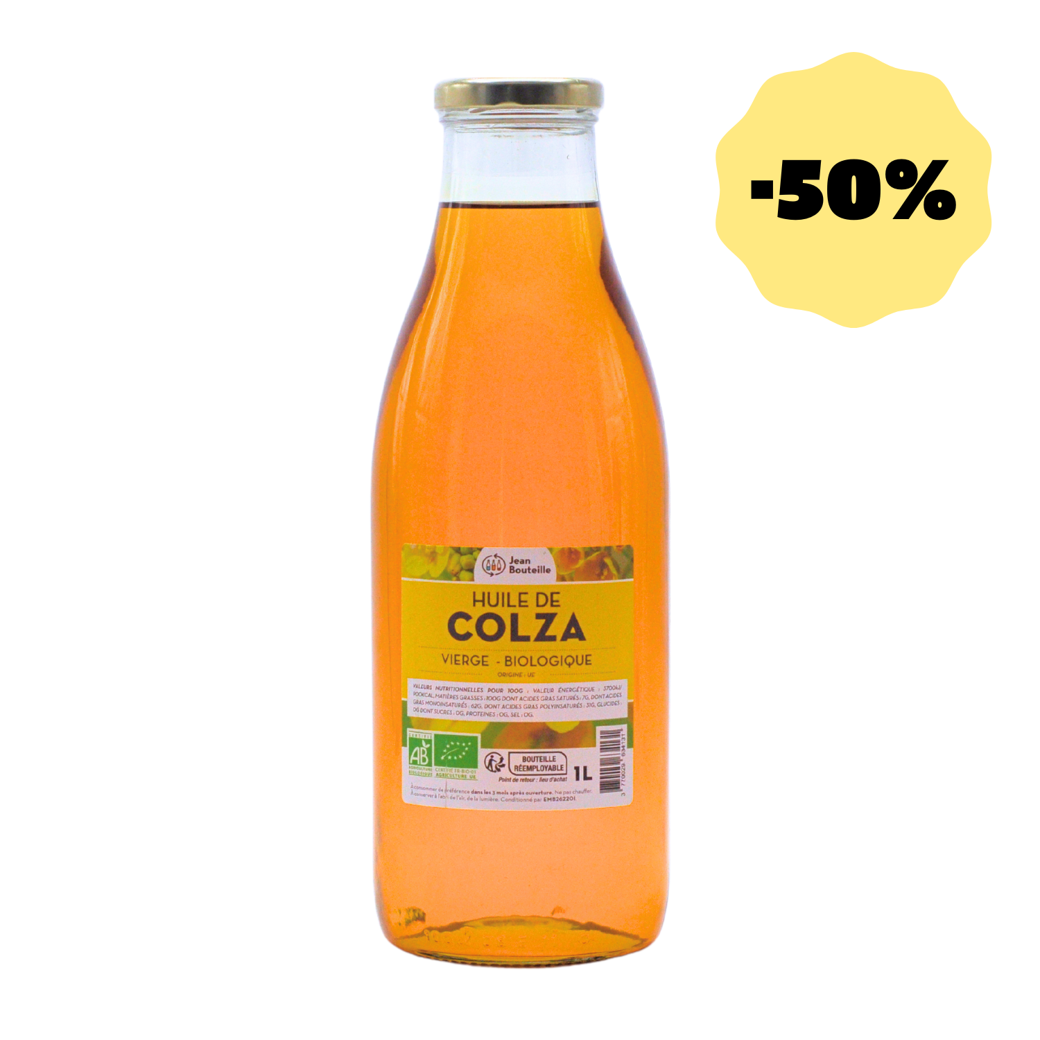 Huile de Colza DDM 07/2024 -50%